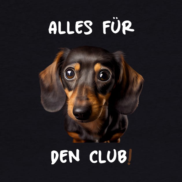 Cute Dachshund - Everything For The Club! by PD-Store